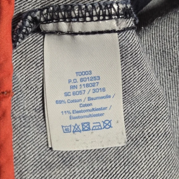 Boden Womens Dark Wash Patch Pocket Zip Denim Jean Skirt Size 8 - Picture 7 of 8